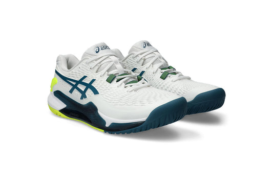 Asics Gel Resolution 9 (White/Teal)