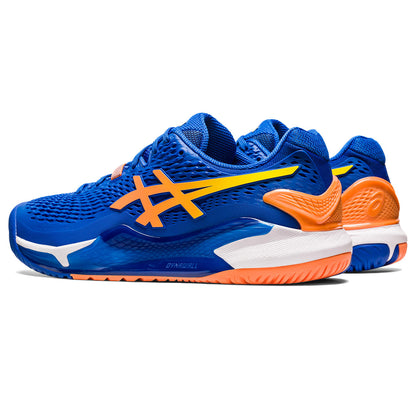 Asics Gel-Resolution 9 Tuna blue/Sun peach