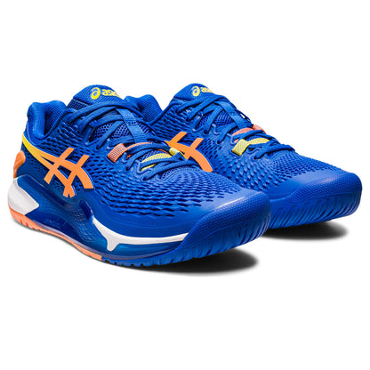 Asics Gel-Resolution 9 Tuna blue/Sun peach