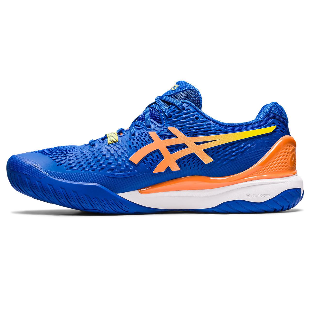 Asics Gel-Resolution 9 Tuna blue/Sun peach