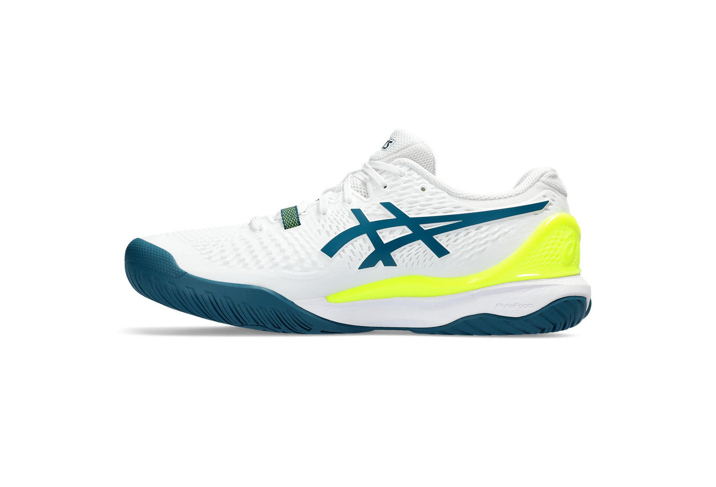 Asics Gel Resolution 9 (White/Teal)