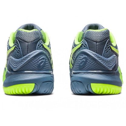 ASICS Gel Resolution 9 'Steel Blue Hazard GREEN
