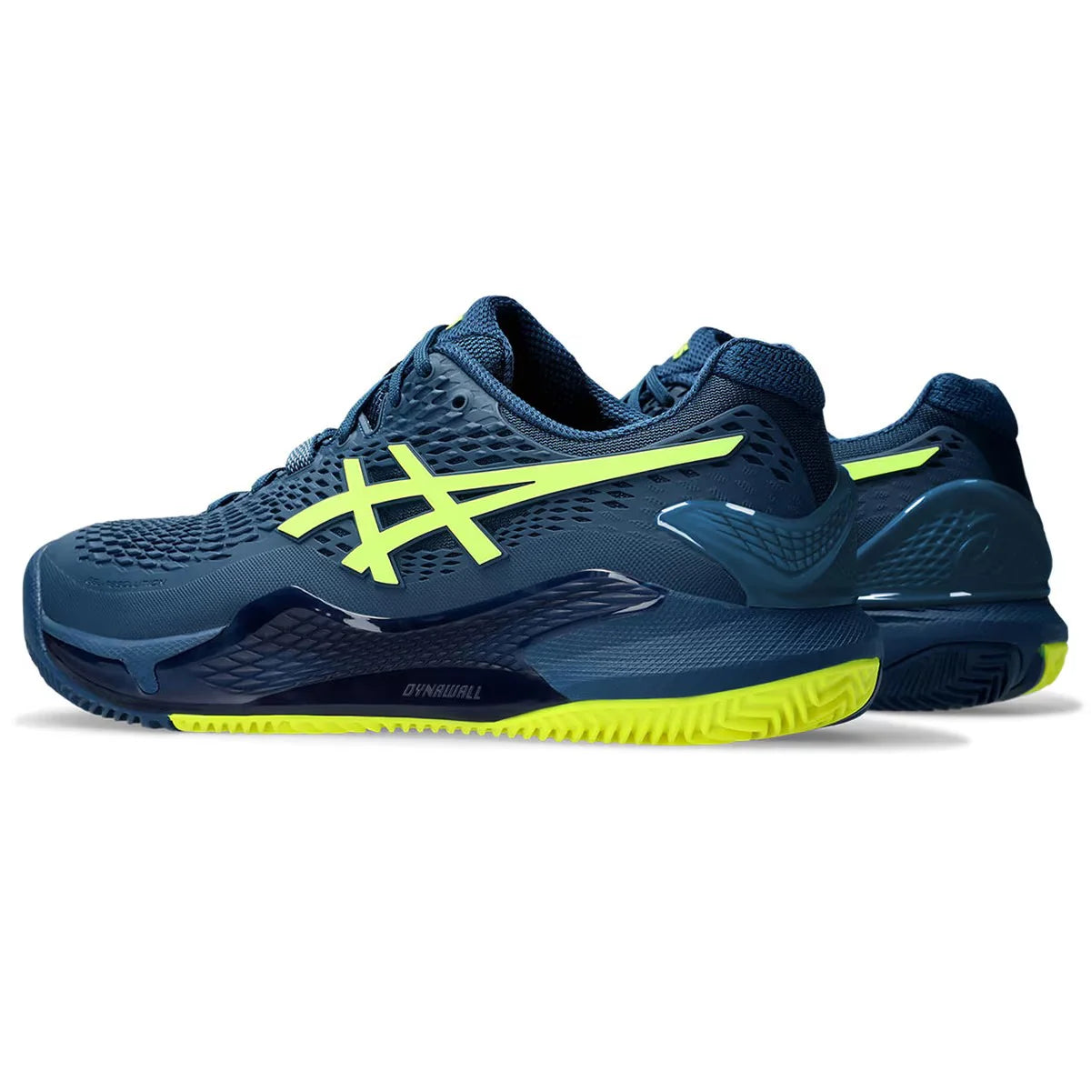 ASICS GEL-RESOLUTION 9 Mako Blue Safety Yellow