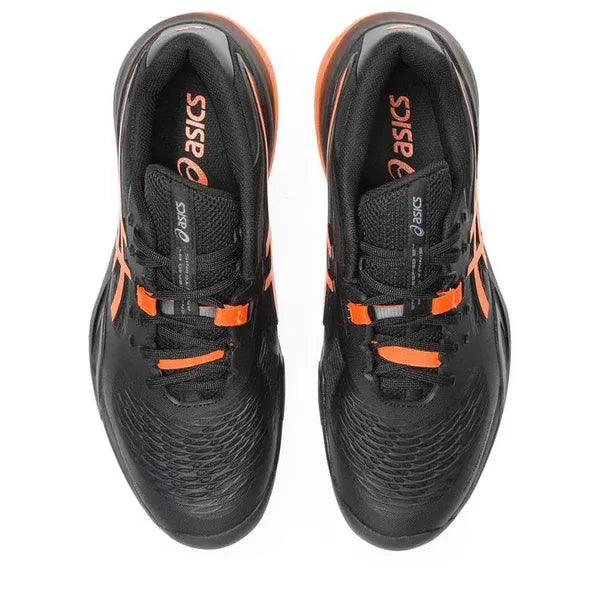 ASICS GEL RESOLUTION X BLACK-ORANGE