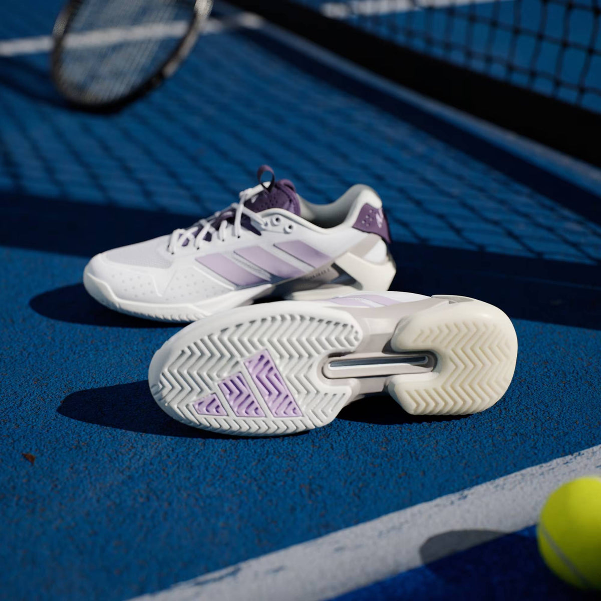 Adizero Ubersonic 5 Clay Cloud White / Powder Plum
