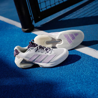 Adizero Ubersonic 5 Clay Cloud White / Powder Plum