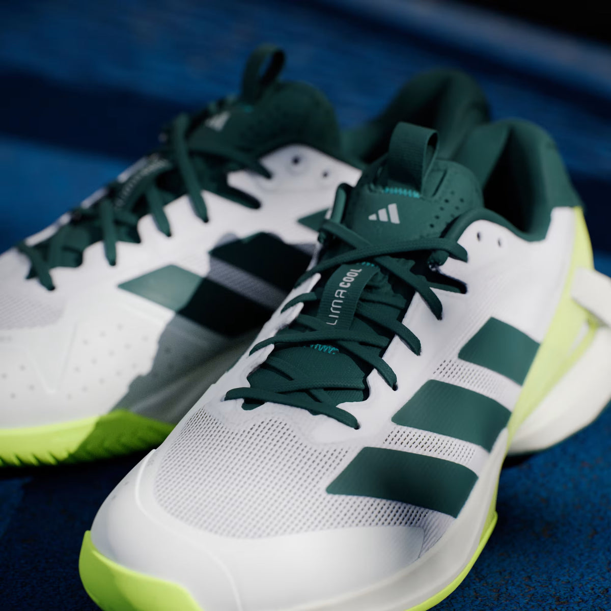 Adizero Ubersonic 5 Clay Cloud White / Lucid Lemon