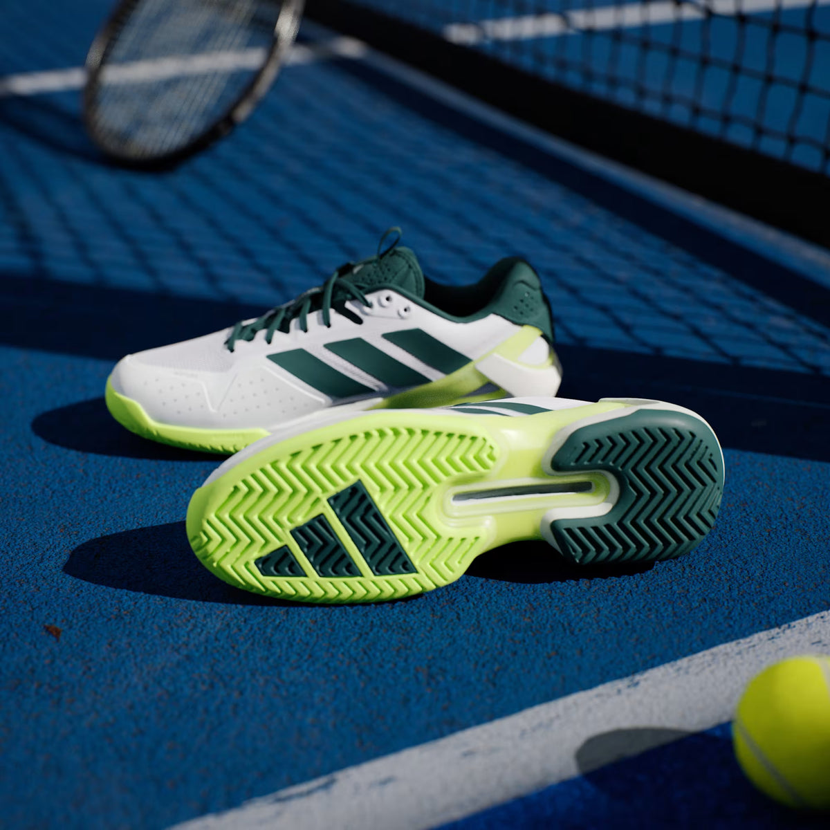 Adizero Ubersonic 5 Clay Cloud White / Lucid Lemon