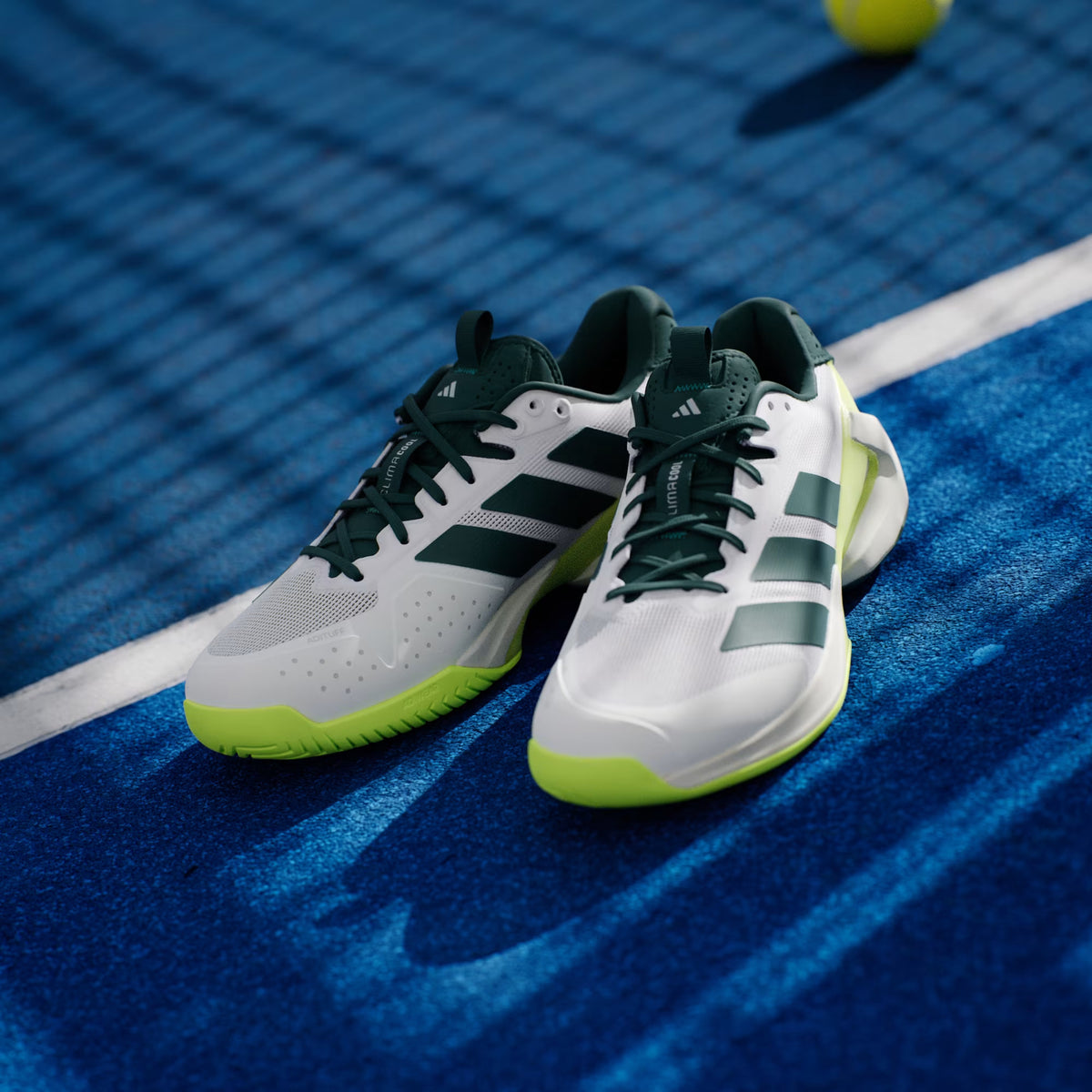 Adizero Ubersonic 5 Clay Cloud White / Lucid Lemon