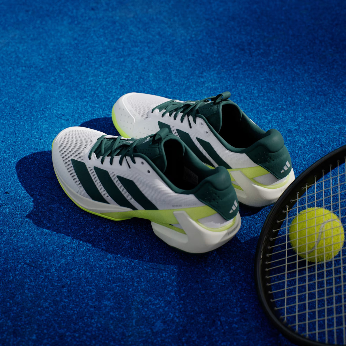 Adizero Ubersonic 5 Clay Cloud White / Lucid Lemon