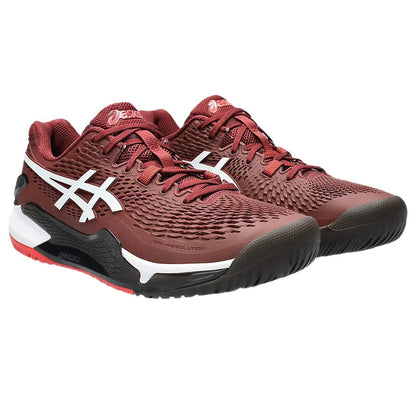 ASICS GEL-RESOLUTION 9 Antique Red/White