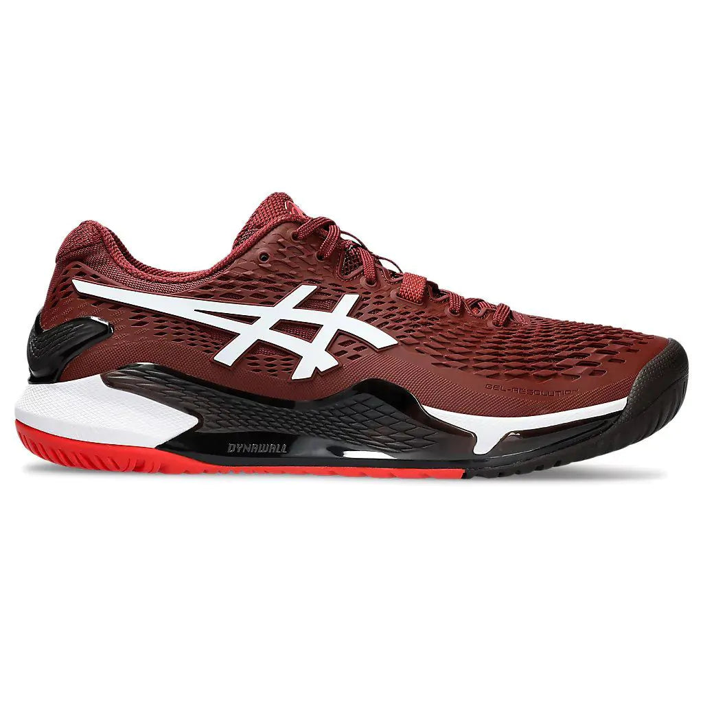 ASICS GEL-RESOLUTION 9 Antique Red/White