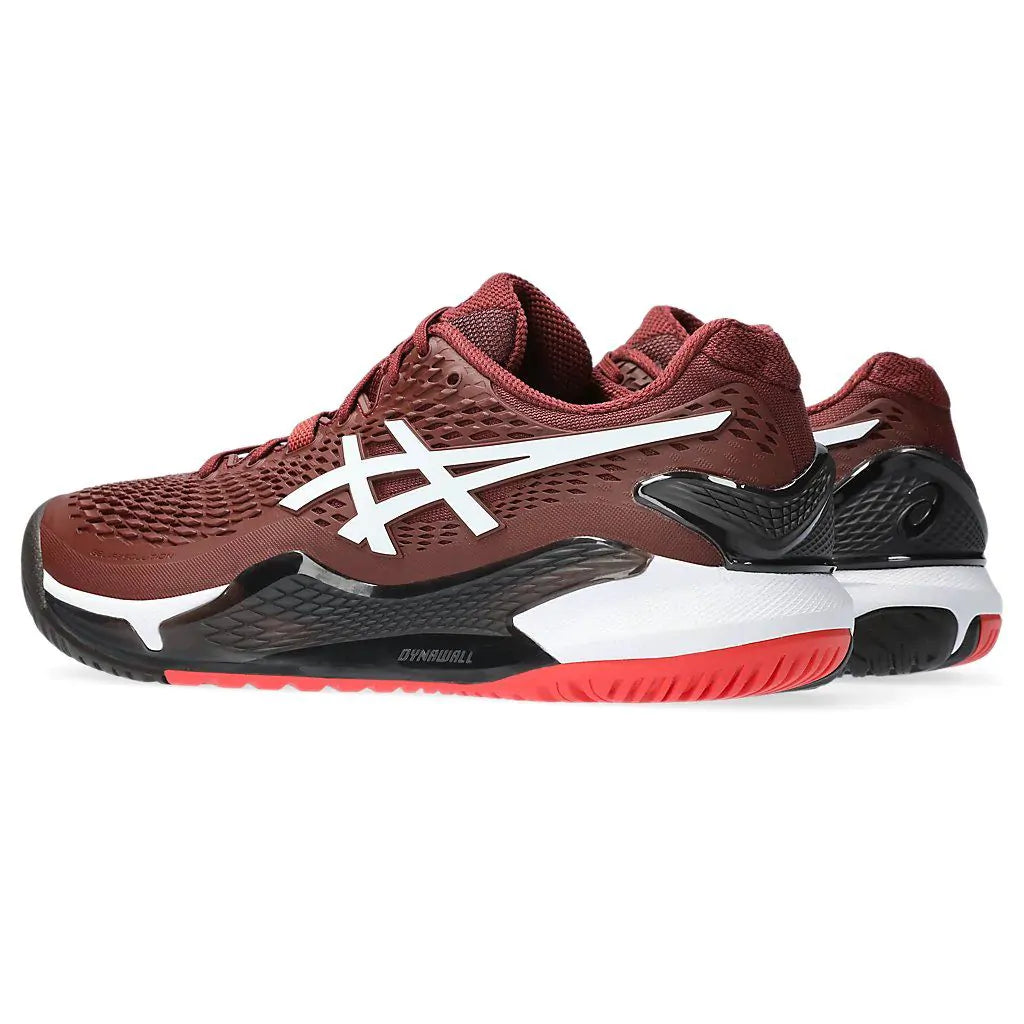 ASICS GEL-RESOLUTION 9 Antique Red/White