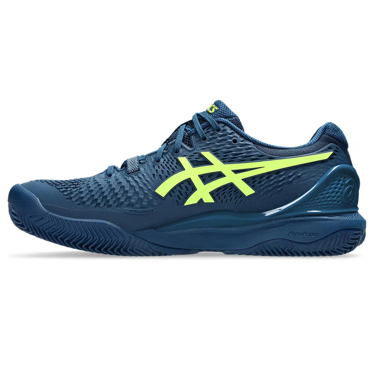 ASICS GEL-RESOLUTION 9 Mako Blue Safety Yellow