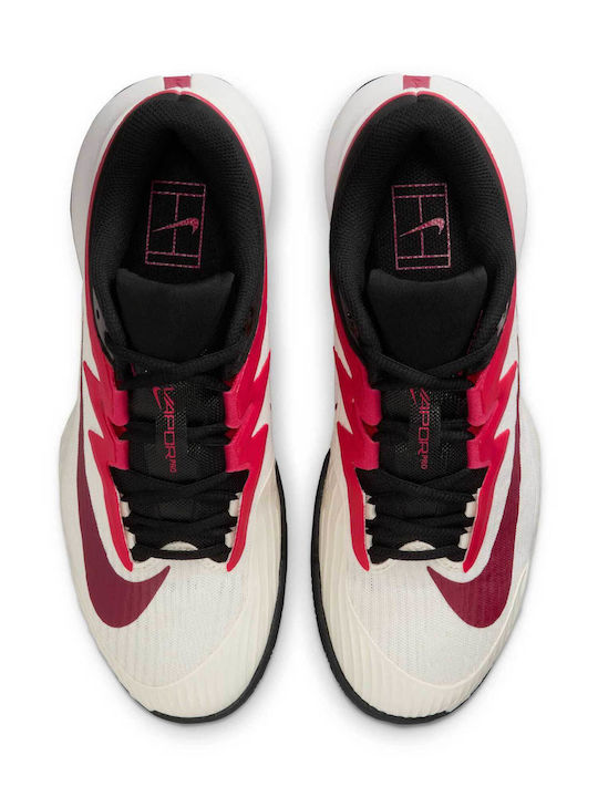 Nike Court Air Zoom Vapor Pro 3 Pale Ivory Sail Team Red